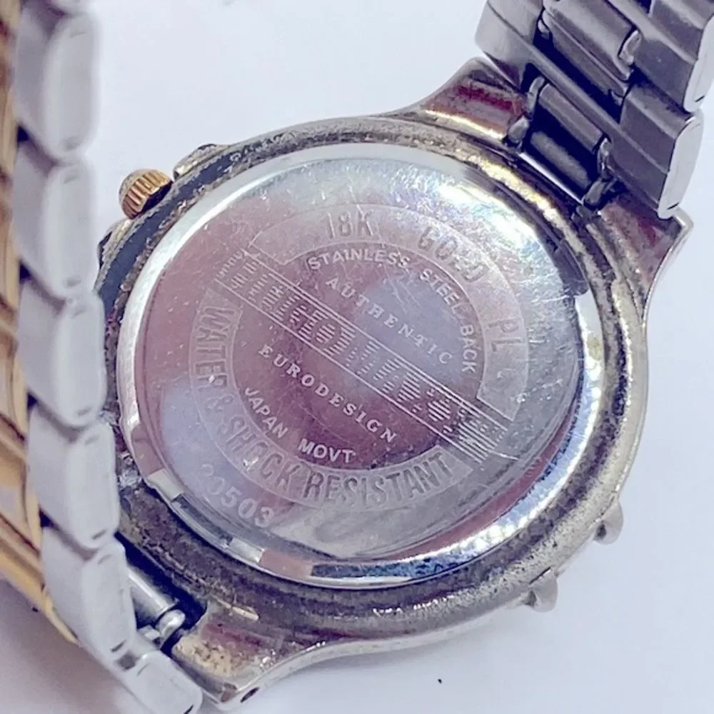 Working! Men’s Hugo Maxx Vintage 2 Tone Minimalist Watch